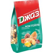 Орехи и сухофрукты ДЖАЗ «Коктейль», фундук, кешью, миндаль, папайя, ананас, изюм, 300 г, 76