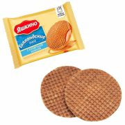 Вафли ЯШКИНО «Голландские» с карамельной начинкой, 290 г, КВ118