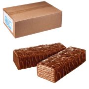 Вафли ЯШКИНО «Глазированные с орешками» с начинкой из какао и дробленого фундука, гофрокороб 4 кг, ЯВ217