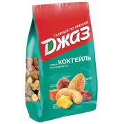 Орехи и сухофрукты ДЖАЗ «Коктейль», фундук, кешью, миндаль, папайя, ананас, изюм, 777 г, 1319