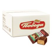 Конфеты вафельные ПОБЕДА ВКУСА «Чаржед» в молочном шоколаде БЕЗ САХАРА, гофрокороб 1,5 кг, IM_0114/1.5