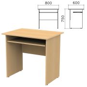 Стол компьютерный «Канц», 800х600х750 мм, цвет бук невский, СК25.10