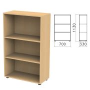 Шкаф (стеллаж) «Канц», 700х330х1130 мм, 2 полки, цвет бук невский, ШК39.10