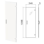 Дверь СТЕКЛО, средняя, «Канц», 346х5х1098 мм, БЕЗ ФУРНИТУРЫ, ДК35