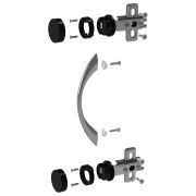 Фурнитура для двери стеклянной «Канц», «Фея», ФС01