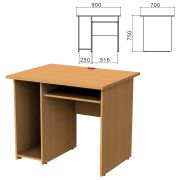 Стол компьютерный «Монолит», 900х700х750 мм, цвет бук бавария, СМ15.1