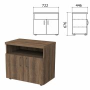 Тумба для оргтехники «Приоритет», 722х446х676 мм, 2 двери, полка, лагос, К-928, К-928 лагос